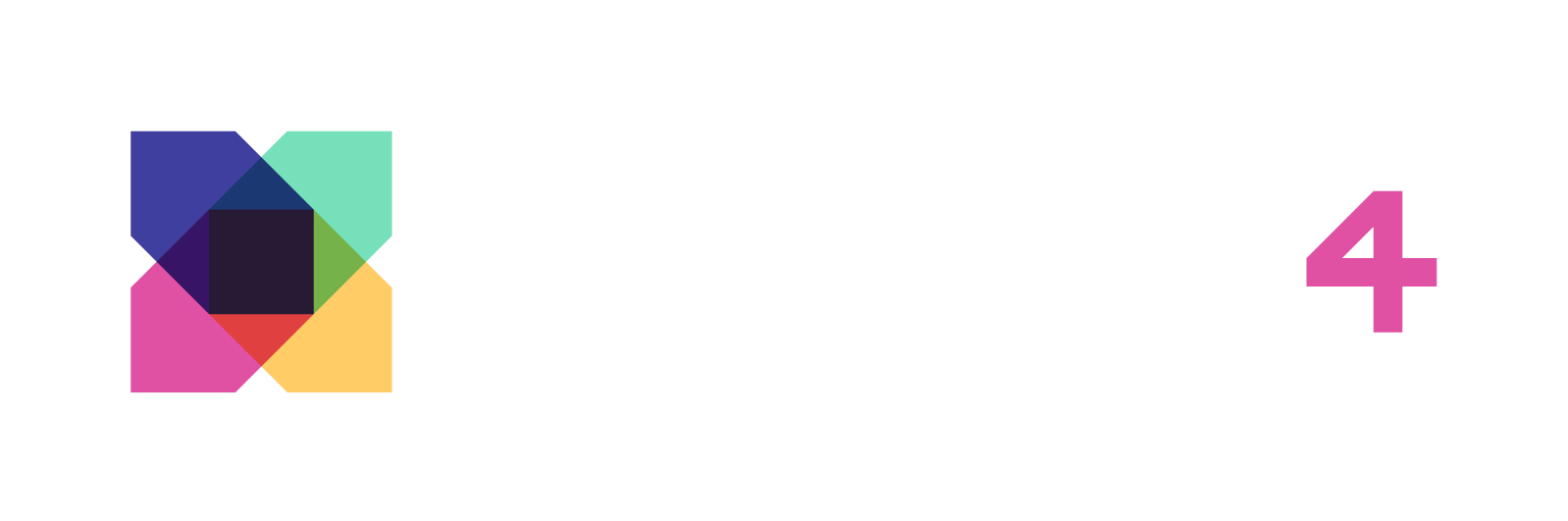 Connect4 logo Inverse